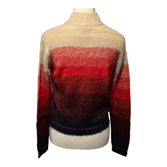 American Eagle Ombre Mock Turtleneck Sweater Womens Size XS Autumn Cozy Fall - Picture 5 of 14